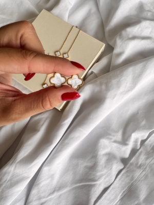 Brincos Lucky Color White