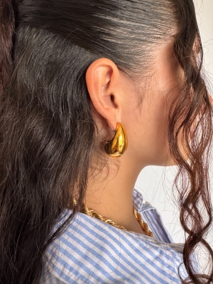 Brincos Glamour Gold